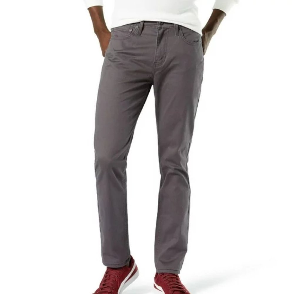 NWT Signature by Levi Strauss & Co. Men's S37 Slim Fit Gray Jeans 28" x 30"